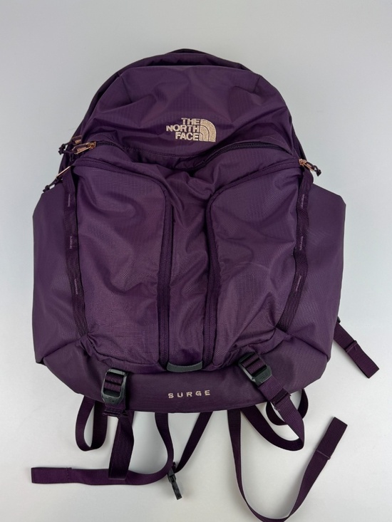 The North Face Surge Backpack Laptop Commuter Travel Bag Purple main image 4